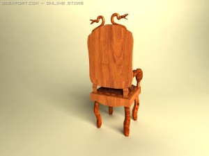 snake chair 3D Model