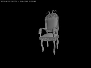 snake chair 3D Model
