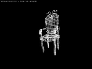 snake chair 3D Model