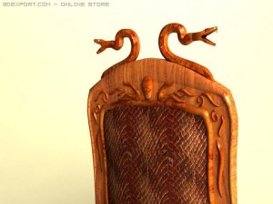 snake chair 3D Model