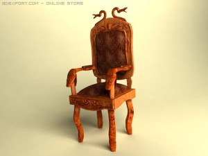 snake chair 3D Model