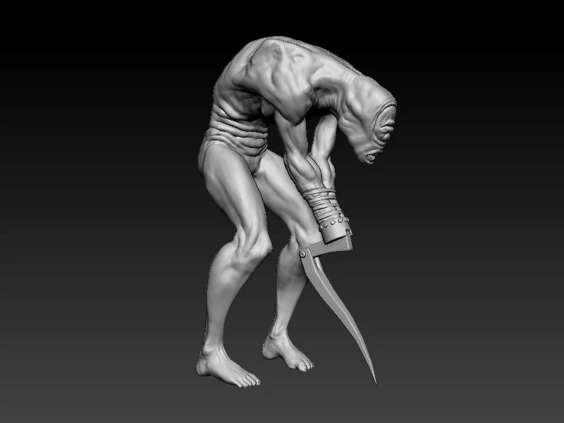 bladez zbrush sculpt 3D Model .c4d .max .obj .3ds .fbx .stl .blend 