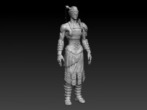 belinda zbrush sculpt 3D Model