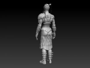 belinda zbrush sculpt Model 3D