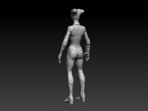 brwmn zbrush sculpt 3D Model
