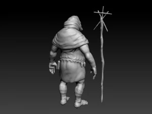 witch zbrush sculpt 3D Model