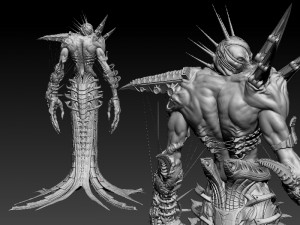litch zbrush sculpt 3Dモデル