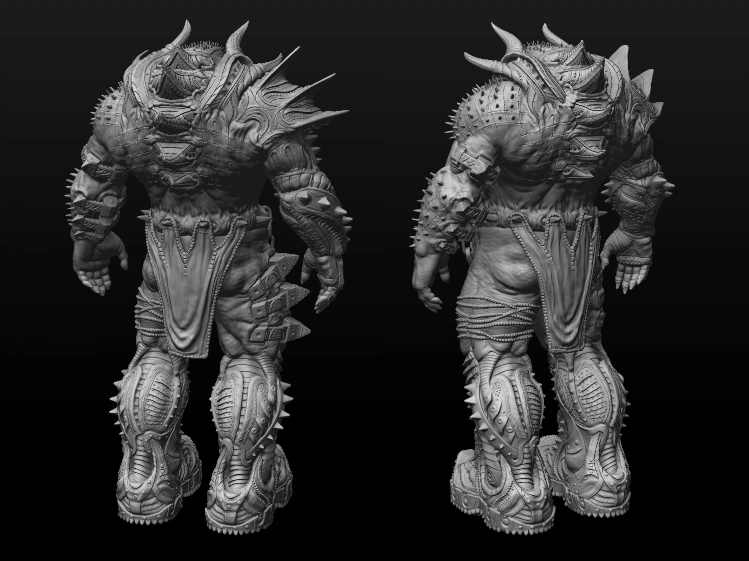 xuchilbara zbrush sculpt 3D Model .c4d .max .obj .3ds .fbx .stl .blend
