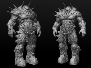xuchilbara zbrush sculpt Modèle 3D