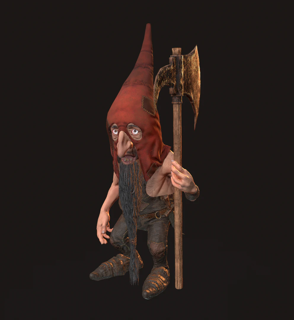 gnome 3D Model .c4d .max .obj .3ds .fbx .stl .blend 