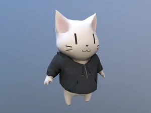 Katze kawaii 3D Modell