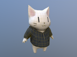 cat kawaii 3D Model