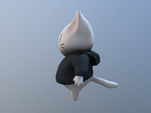 cat kawaii 3D Model
