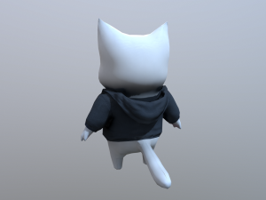 cat kawaii 3D Model