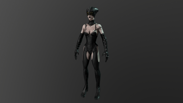 woman brom 3D Модель .c4d .max .obj .3ds .fbx .stl .blend