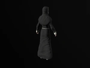 nun woman 3D Model