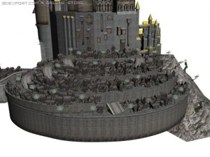castle 3D मॉडल