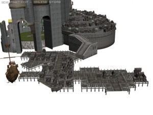 castle 3D मॉडल