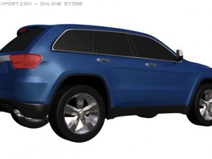 jeep grand cherokee 2011 3Dモデル