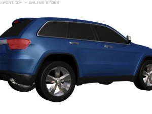 jeep grand cherokee 2011 3D Model