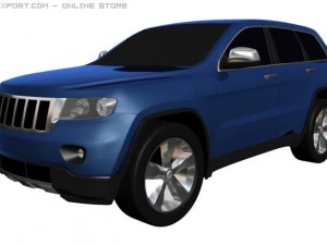 jeep grand cherokee 2011 3D Model