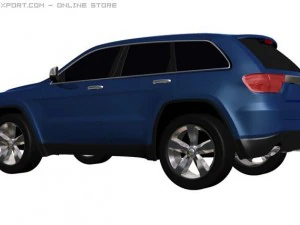 jeep grand cherokee 2011 3D Model