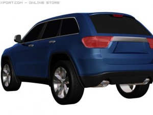 jeep grand cherokee 2011 3Dモデル