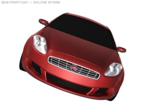 fiat bravo 2007 Model 3D