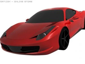 フェラーリ 458 イタリア 2011 3Dモデル