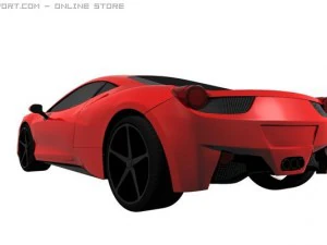 ferrari 458 italia 2011 3D Model