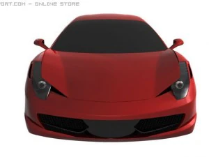 ferrari 458 italia 2011 3D Model