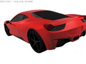 ferrari 458 italia 2011 3D Model