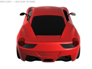 ferrari 458 italia 2011 3D Model