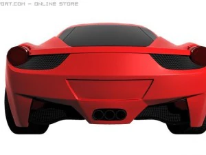 ferrari 458 italia 2011 3D Model