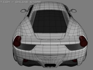 ferrari 458 italia 2011 3D Model
