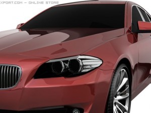 bmw 5 series 2011 Model 3D