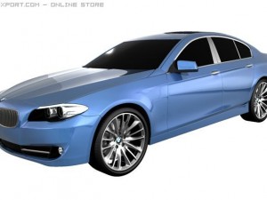 bmw 5 series 2011 3D Model