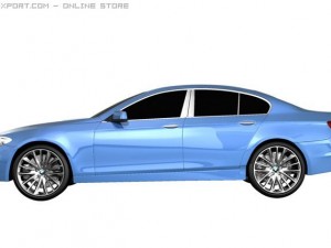 bmw 5 series 2011 3D Model