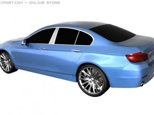 bmw 5 series 2011 3D Model