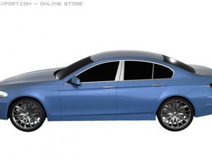 bmw 5 series 2011 3D Model