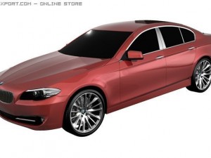 bmw 5 series 2011 3D Model