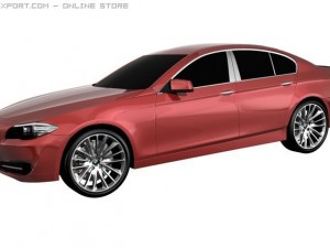 bmw 5 series 2011 3D Model