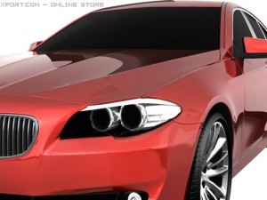 bmw 5 series 2011 3D Model