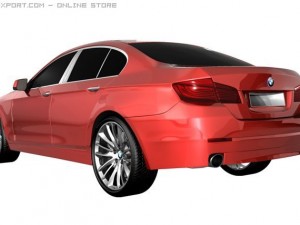 bmw 5 series 2011 3D Model