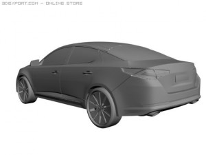 kia optimamagentis 2011 3D मॉडल