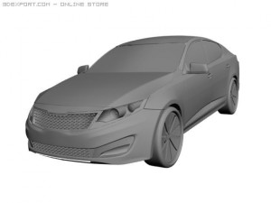 kia optimamagentis 2011 3D मॉडल