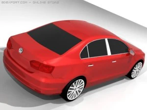 volkswagen jetta 2011 3D Model
