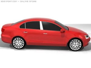 volkswagen jetta 2011 3D Model