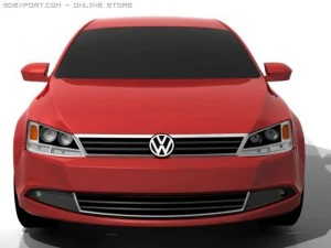 volkswagen jetta 2011 3D Model