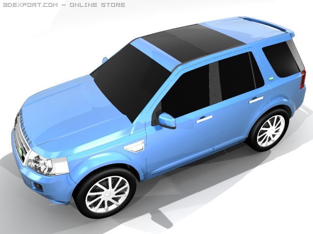 land rover freelander 2 2011 3D Model .c4d .max .obj .3ds .fbx .stl .blend 